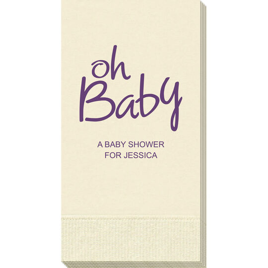 Casual Oh Baby Guest Towels